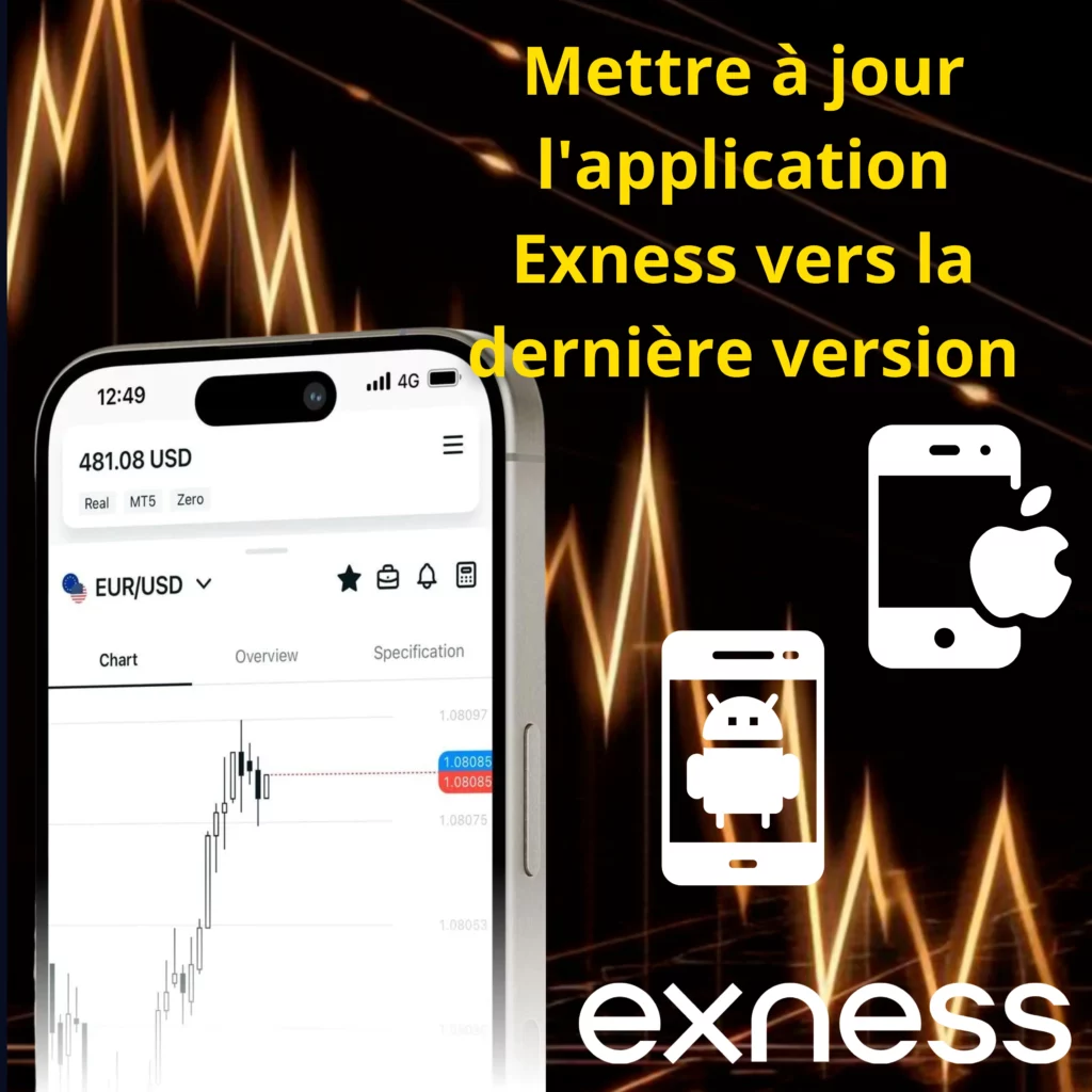 Mettez à jour l'application Exness vers la dernière version