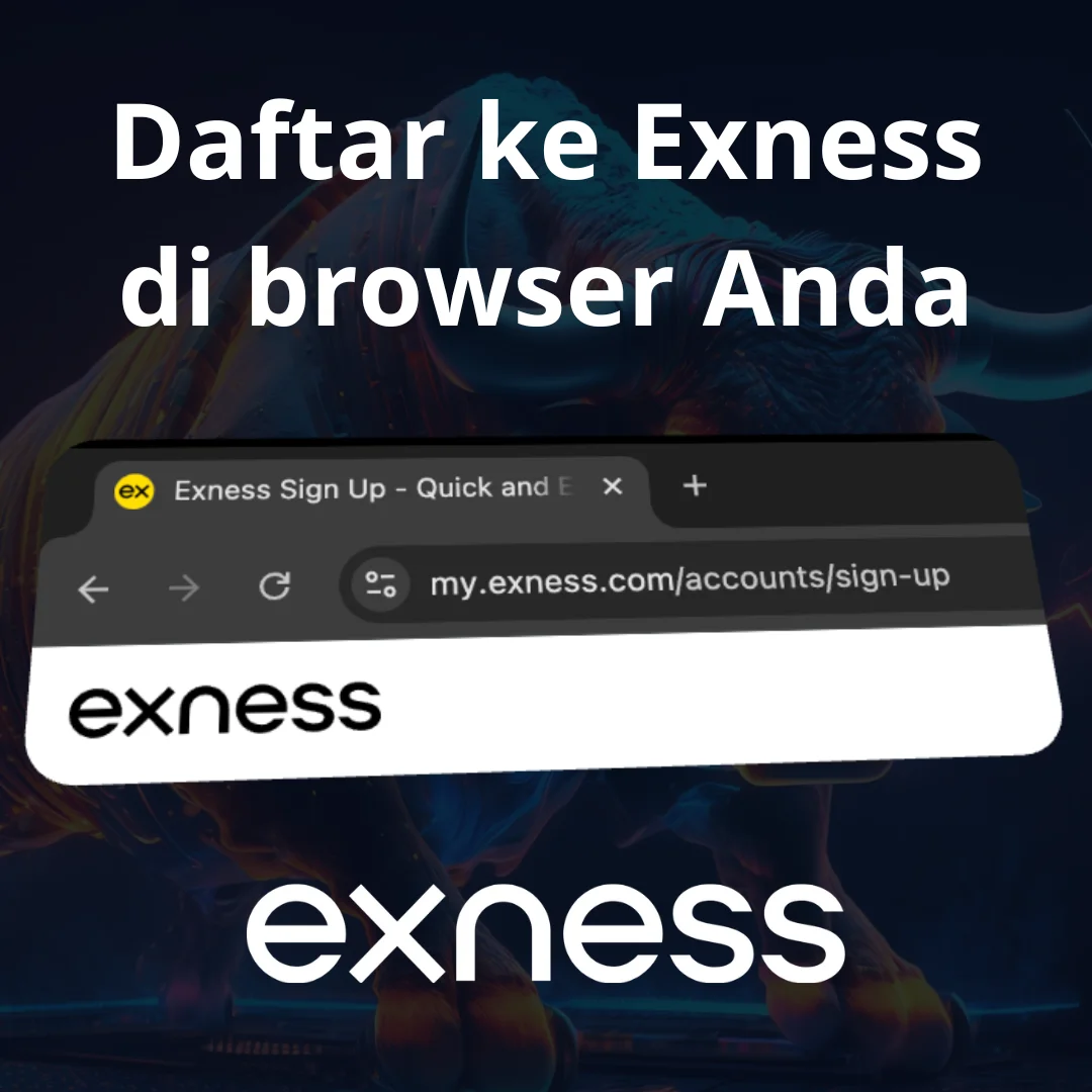 Mendaftar melalui Situs Web Exness