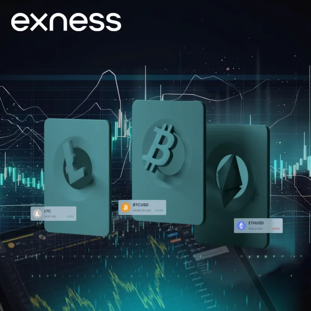 The trading of Bitcoin on Exness is possible 