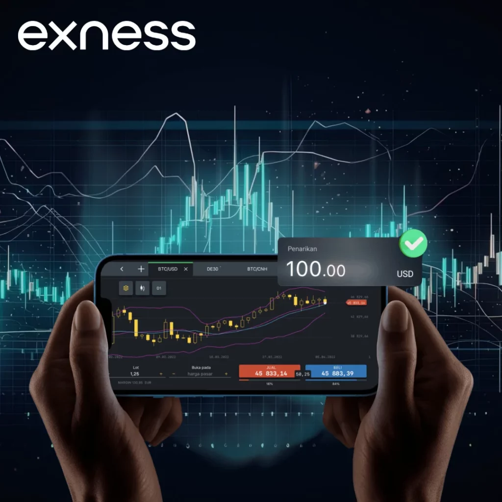 Exness provides a variety of payment methods 